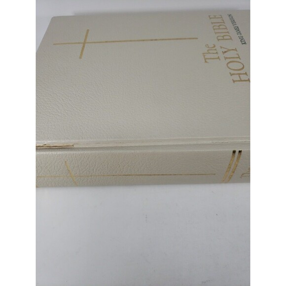Holy Bible King James Version 1963 KJV Padded Cover VTG Gold Edge Good Council - Picture 7 of 16